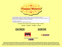 Tablet Screenshot of mature.sexe-mateur.com